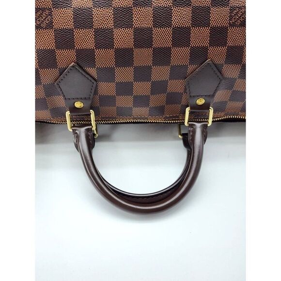 Louis Vuitton Speedy 35 Tote in Damier Ebene Canvas | Mint Condition - Picture 6 of 9